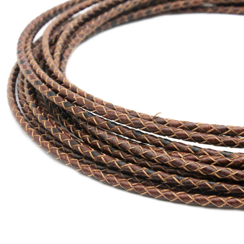 Braided Leather Wallet Chain Tether - Black – Friday & River