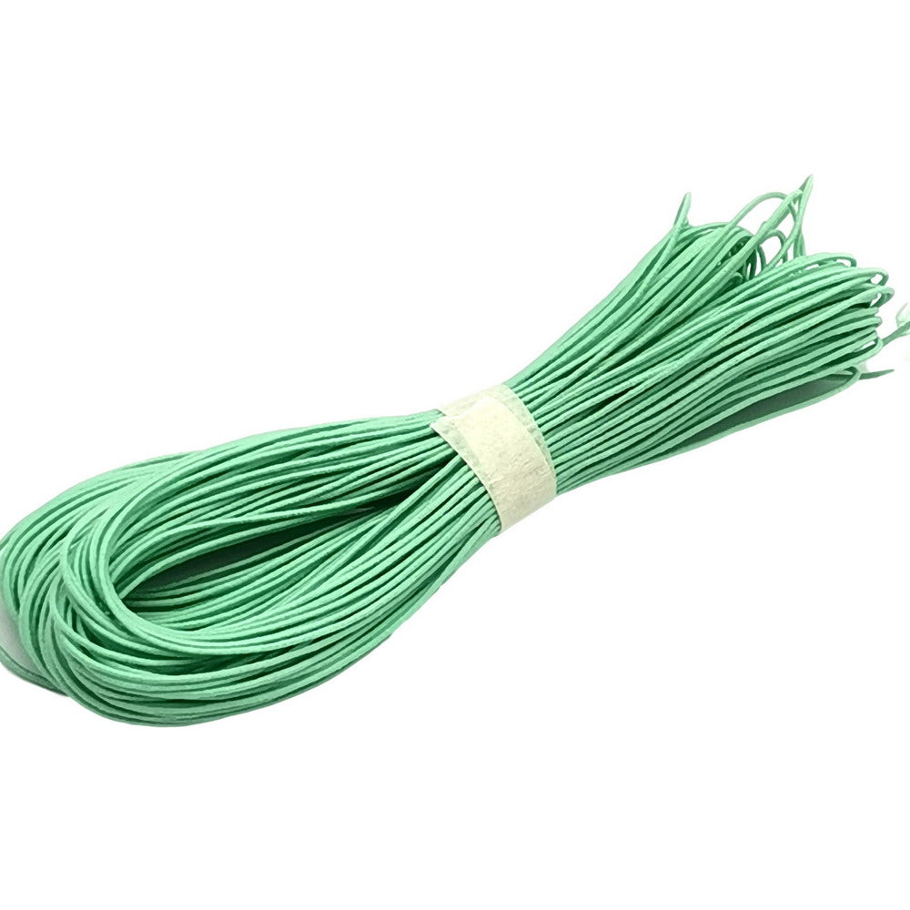 shapesbyX-50 Yards 0.8mm-1mm Black/Green/Blue Elastic String Cord Stretchy Jewelry Making Hairband Making