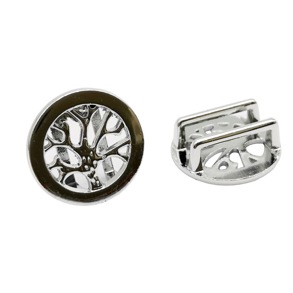 5 Pieces Tree Sliders Bracelet Making 10x3mm Hole Gold Rhinestones for 10mm Flat Band Cord Beading