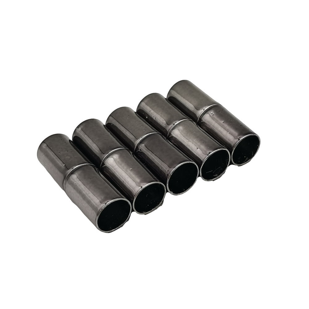 shapesbyX-5pcs 5mm cylinder Inner Hole Magnetic Clasps Clip Clasps for Jewelry Making for 5mm Cord Glue In