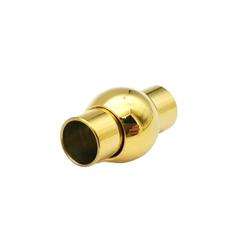 2 Pieces 2mm 4mm 8mm Inner Hole Stainless Steel Magnetic Clasp for Jewelry Making Leather Cord End