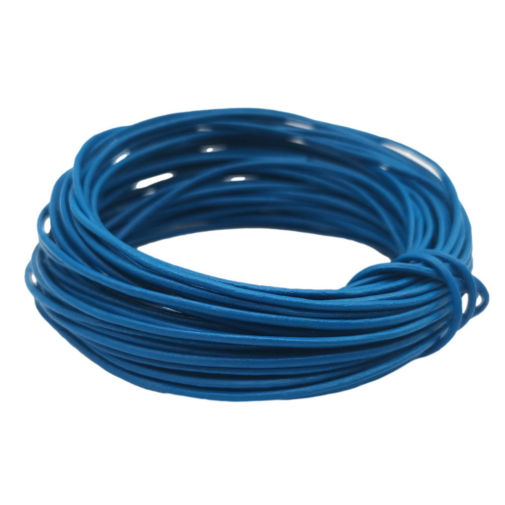 shapesbyX-10 Yards Royal Blue Leather Cord 1.5mm Leather String Genuine Cowhide