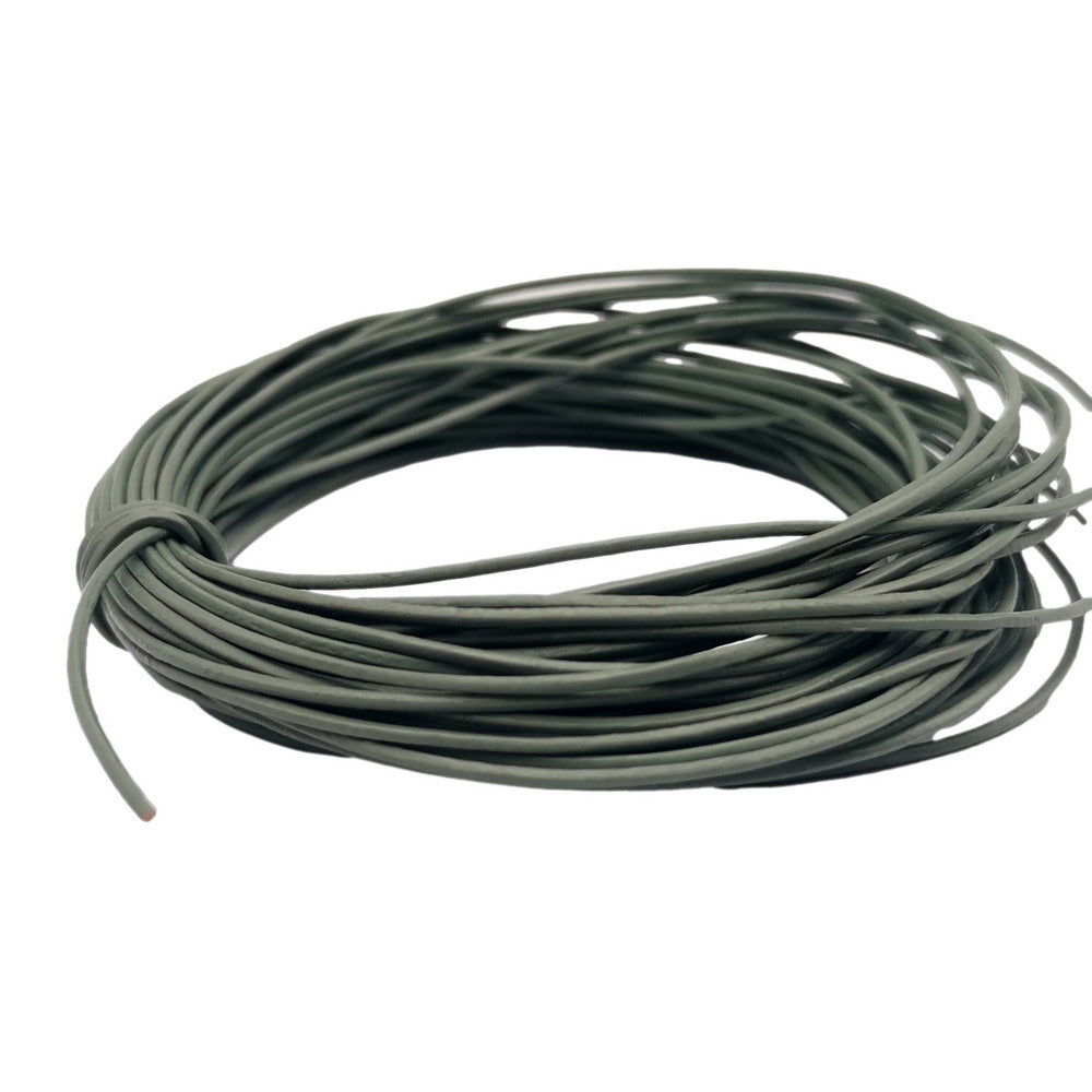 ShapesbyX-10 Yards Gris 1mm Cordon en Cuir Cordon en Cuir véritable 1,0mm de diamètre en Cuir