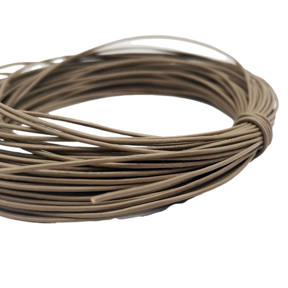 ShapesbyX-10 Yards helles Eschenholz, 1 mm Lederschnur, echtes Leder mit 1,0 mm Durchmesser