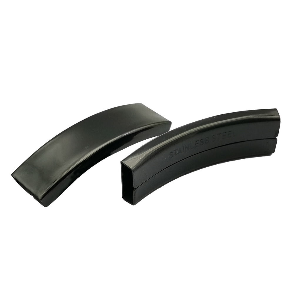 Curseurs de Tube de fabrication de bracelets en acier inoxydable/or, trou intérieur poli de 10mm x 3mm pour l'artisanat de bracelets en Silicone de bande de 10mm x 2mm