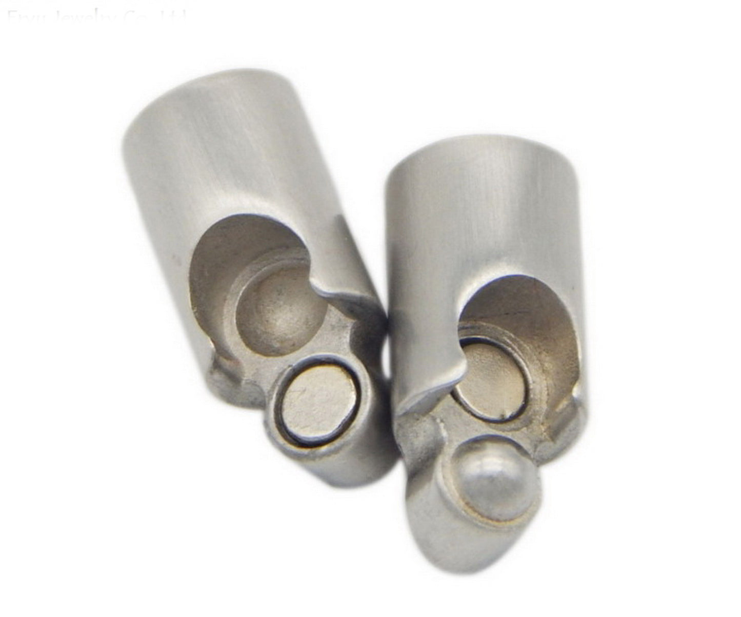 ShapesbyX-Brushed Stainless Steel Magnetic Clasps for Jewelry Making 3mm,4mm,5mm,6mm,8mm