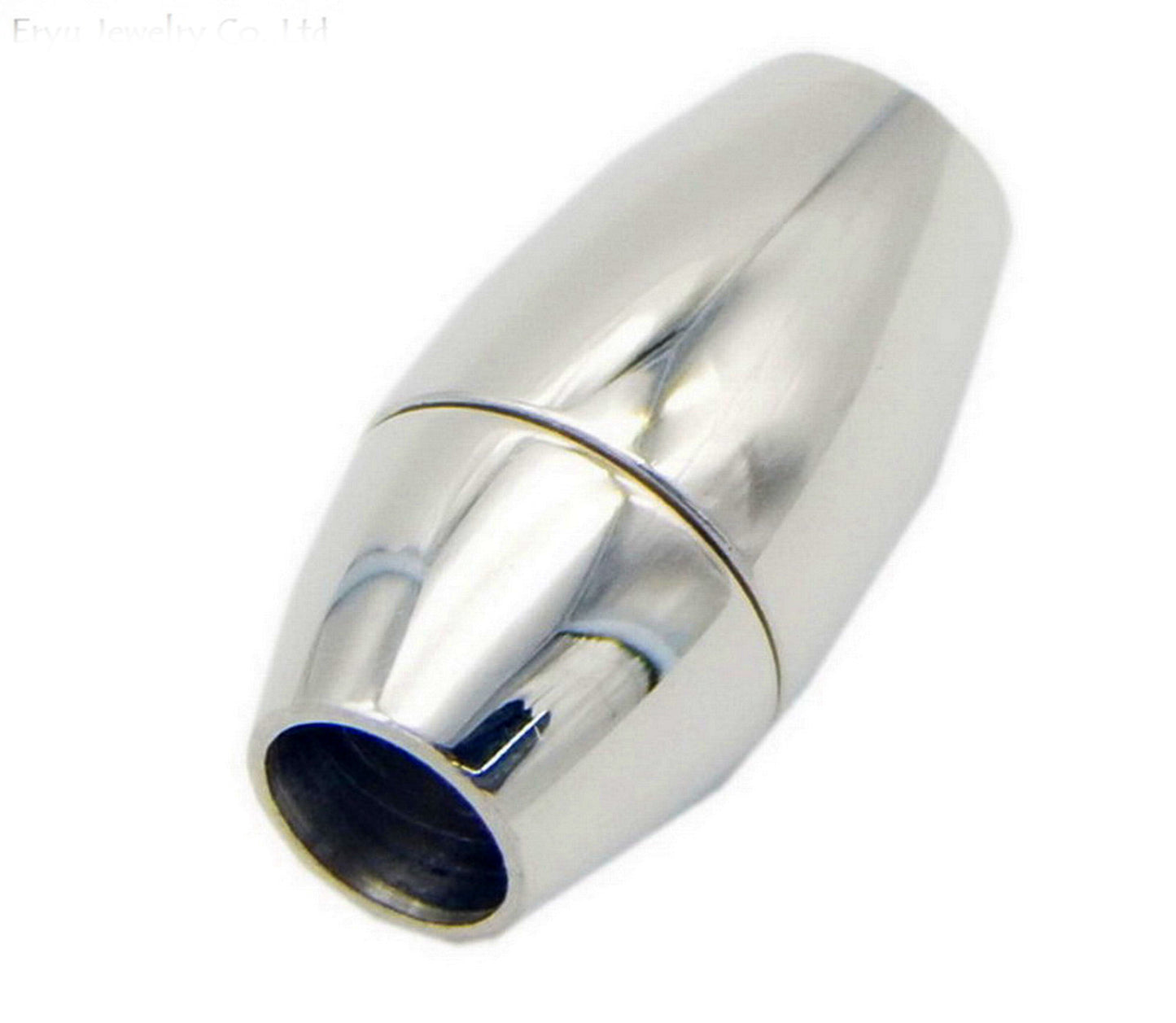 ShapesbyX-6 mm runder Loch-Edelstahl-Magnetverschluss pro Stück