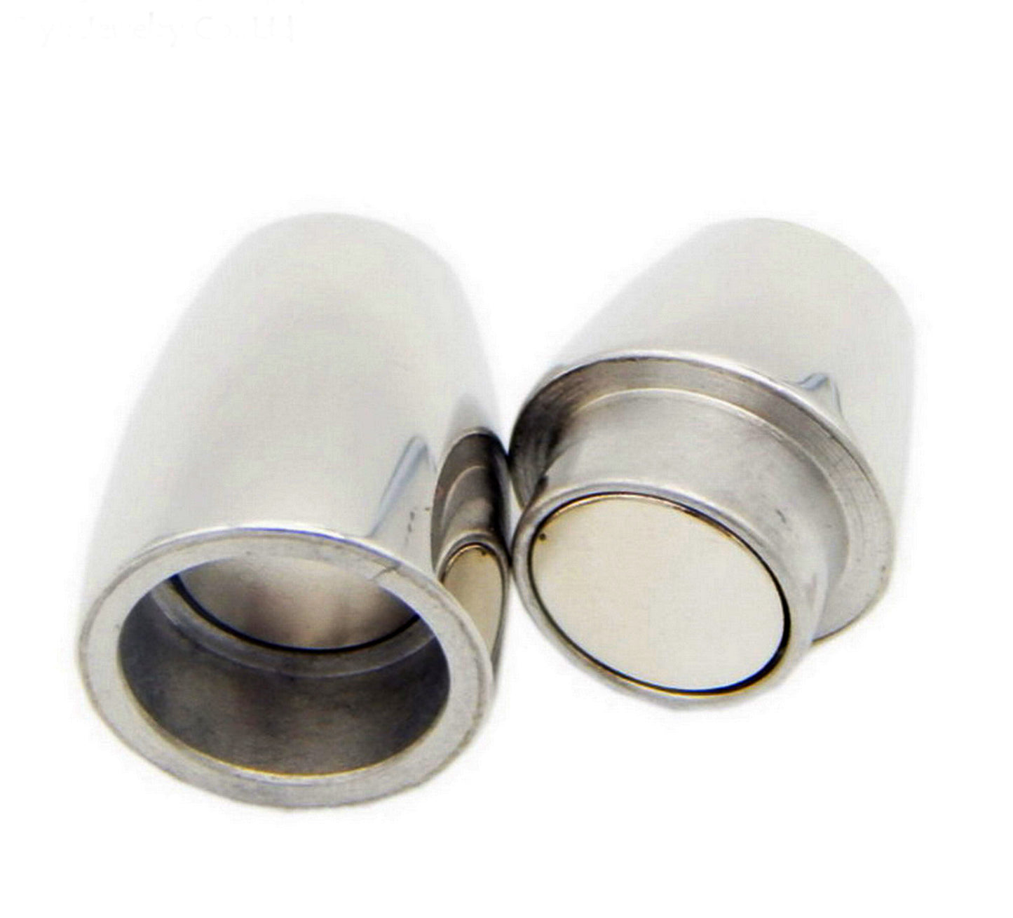 ShapesbyX-6 mm runder Loch-Edelstahl-Magnetverschluss pro Stück