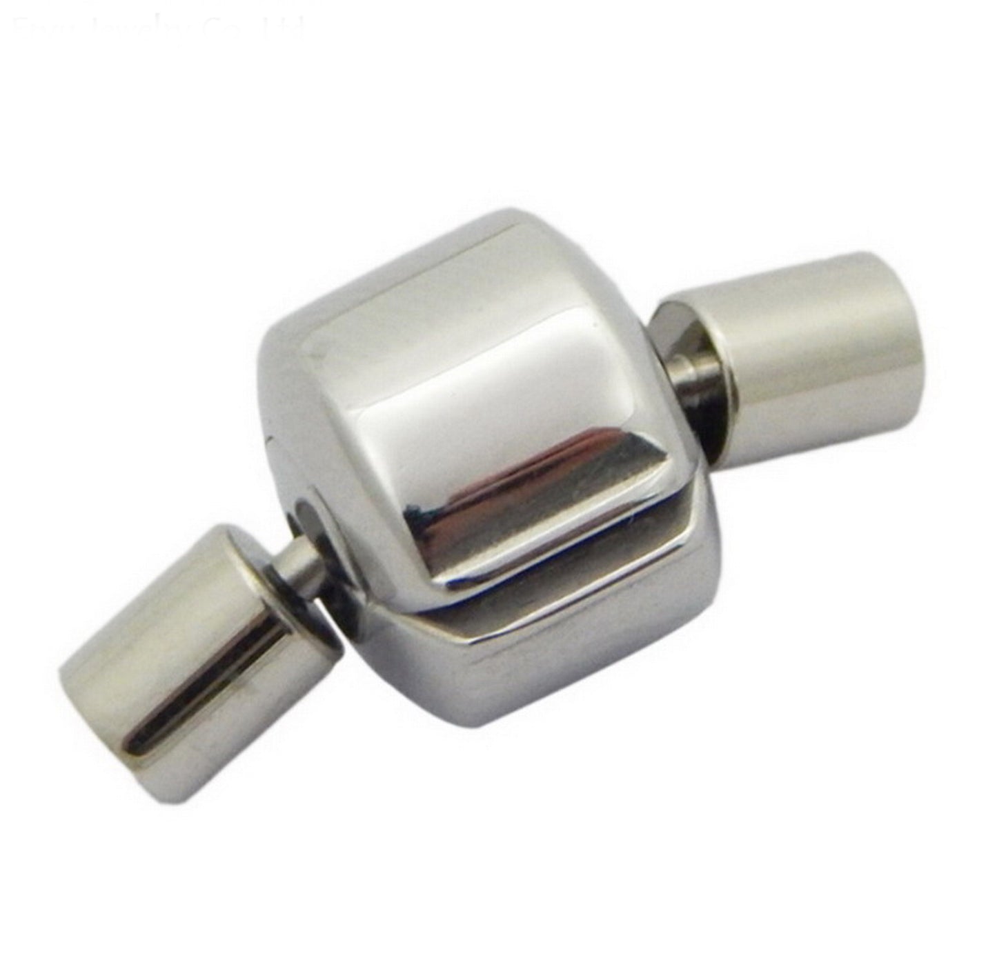 ShapesbyX-3 mm Innenloch-Edelstahlverschlüsse für Armband-Halsketten-Ende, 3 mm rundes Leder oder 3 mm Bolo-Kordel einkleben
