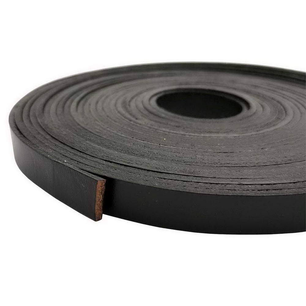 10mmx2mm Leather Strap Flat Leather Strip Jewelry Making Watchband Black