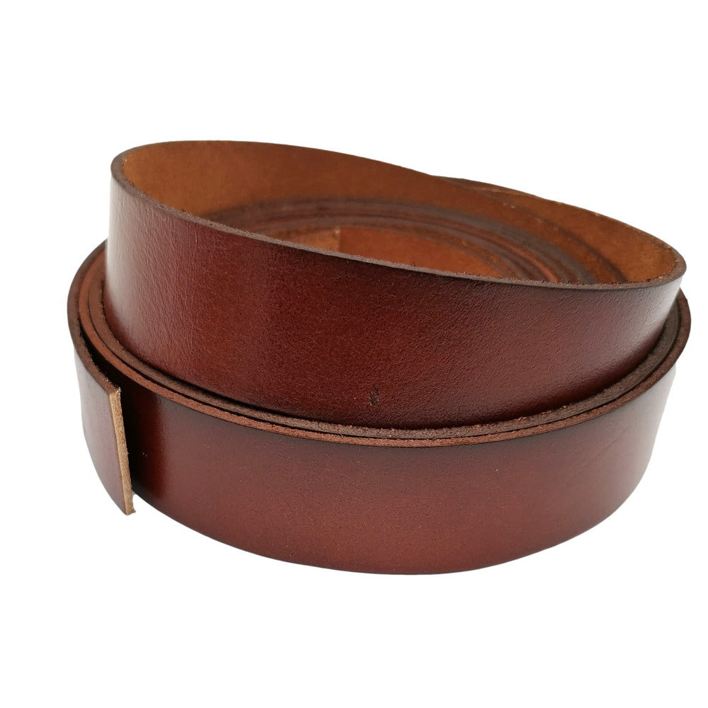 Bande de cuir plat marron vieilli de 25 mm, 1 pouce de large, bande de cuir véritable de 2 mm d'épaisseur