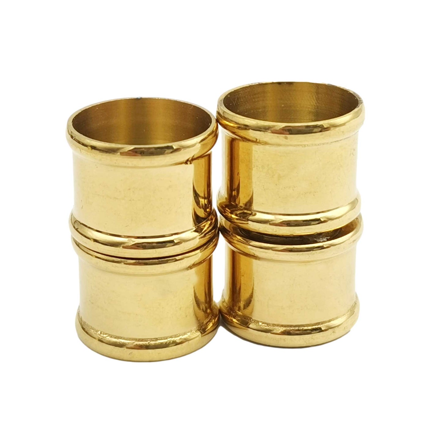 shapesbyX-18K Real Gold Plated Stainless Steel Magnetic Clasps for Bracelet Making 10mm 12mm