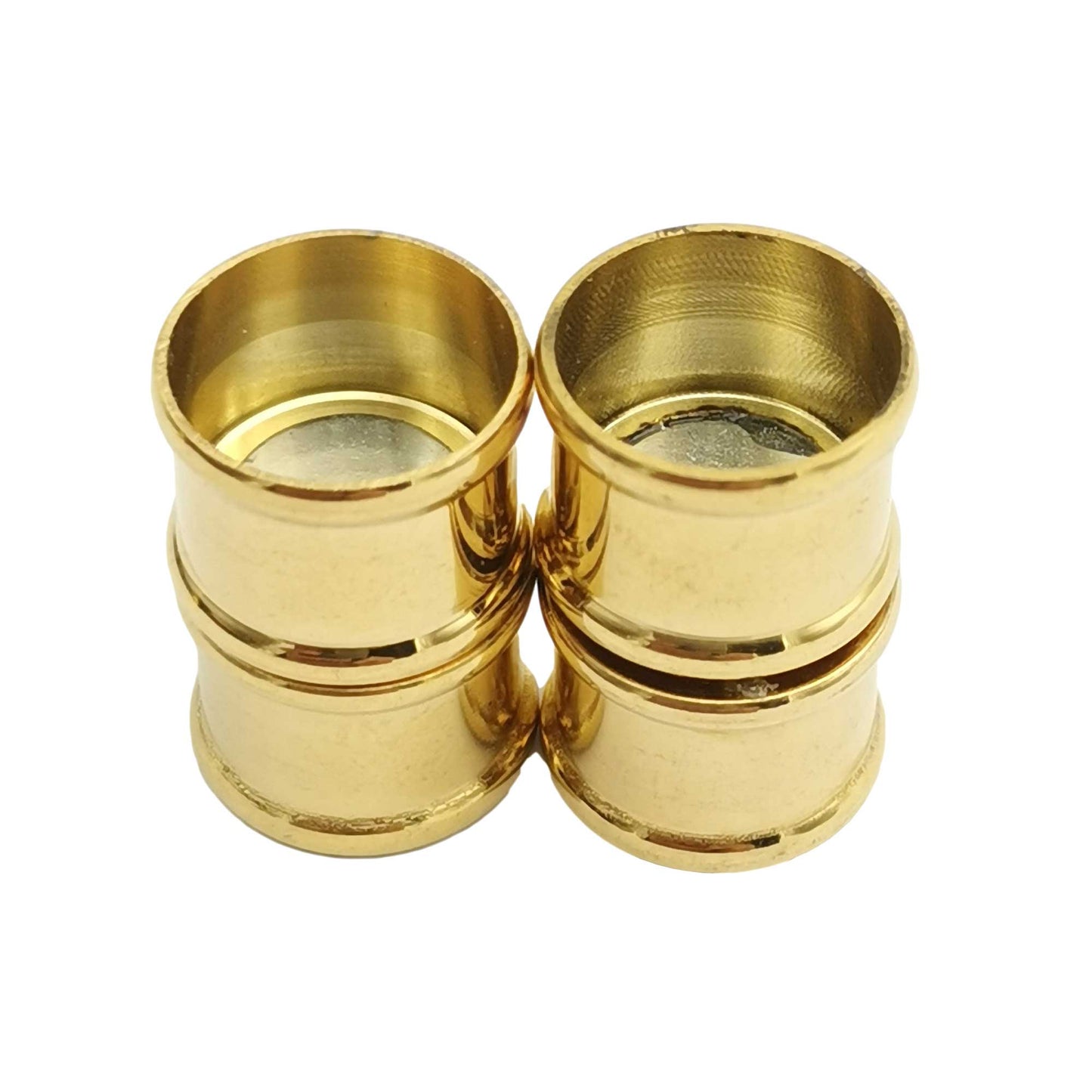 shapesbyX-18K Real Gold Plated Stainless Steel Magnetic Clasps for Bracelet Making 10mm 12mm