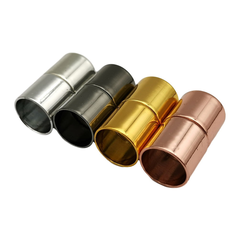 shapesbyX-3 Pieces 10mm Round Magnetic Clasps Opening Bracelet Jewelry Making End