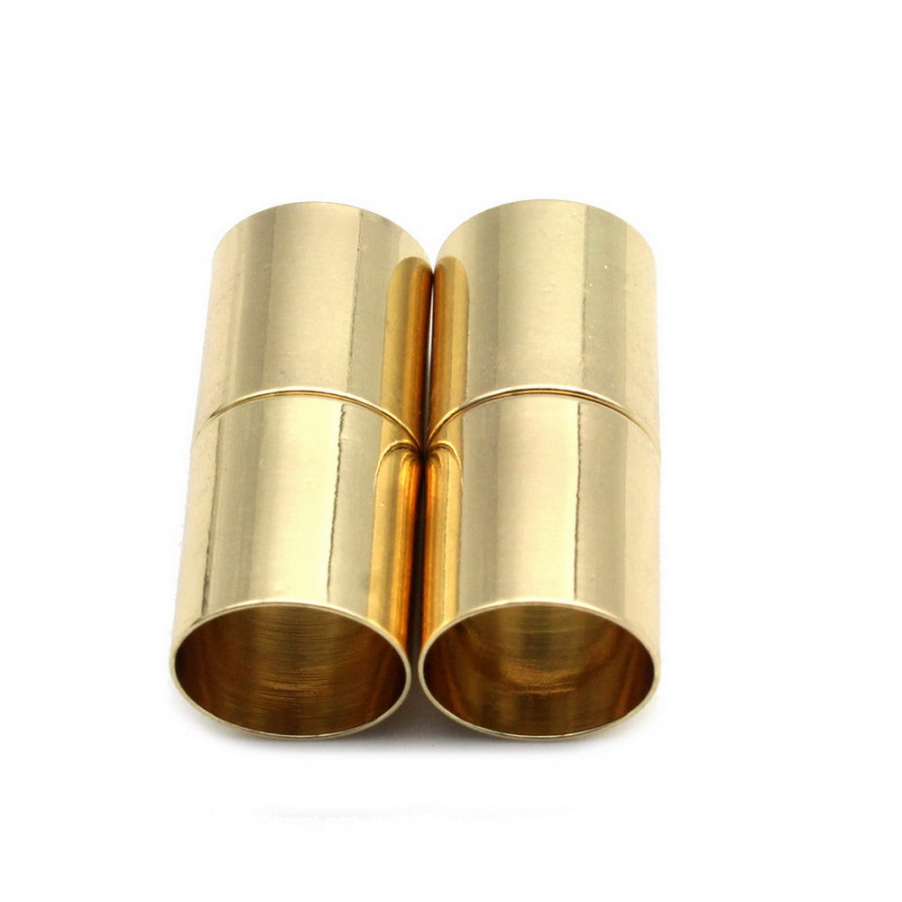 shapesbyX-3 Pieces 10mm Round Magnetic Clasps Opening Bracelet Jewelry Making End