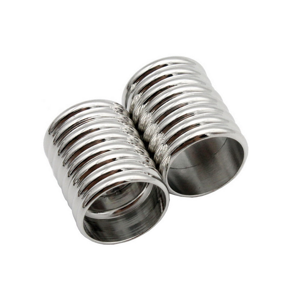 shapesbyX-3 Pieces 10mm Round Magnetic Clasps Opening Bracelet Jewelry Making End Caterpillars Shape