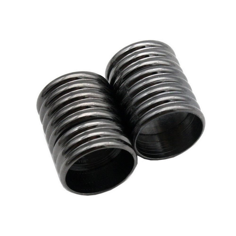 shapesbyX-3 Pieces 10mm Round Magnetic Clasps Opening Bracelet Jewelry Making End Caterpillars Shape