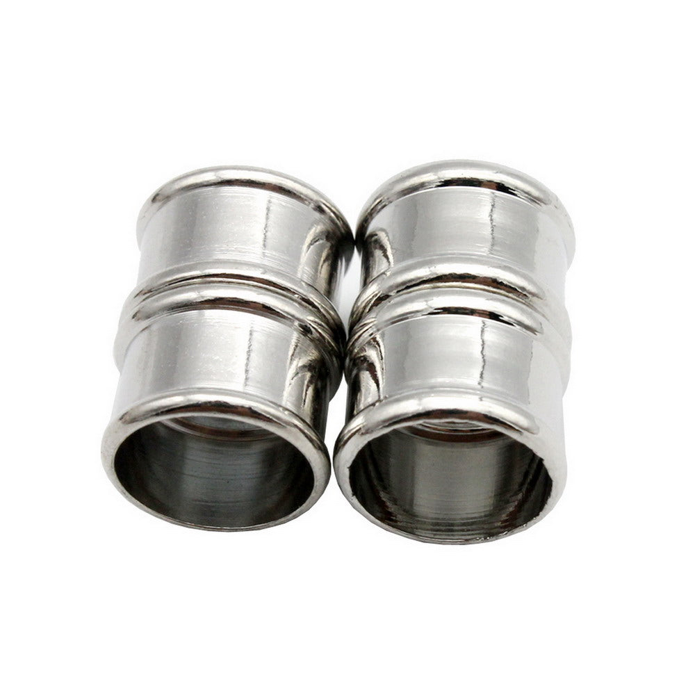 shapesbyX-3 Pieces 10mm Round Magnetic Clasps Opening Bracelet Jewelry Making End Barrel Clasps
