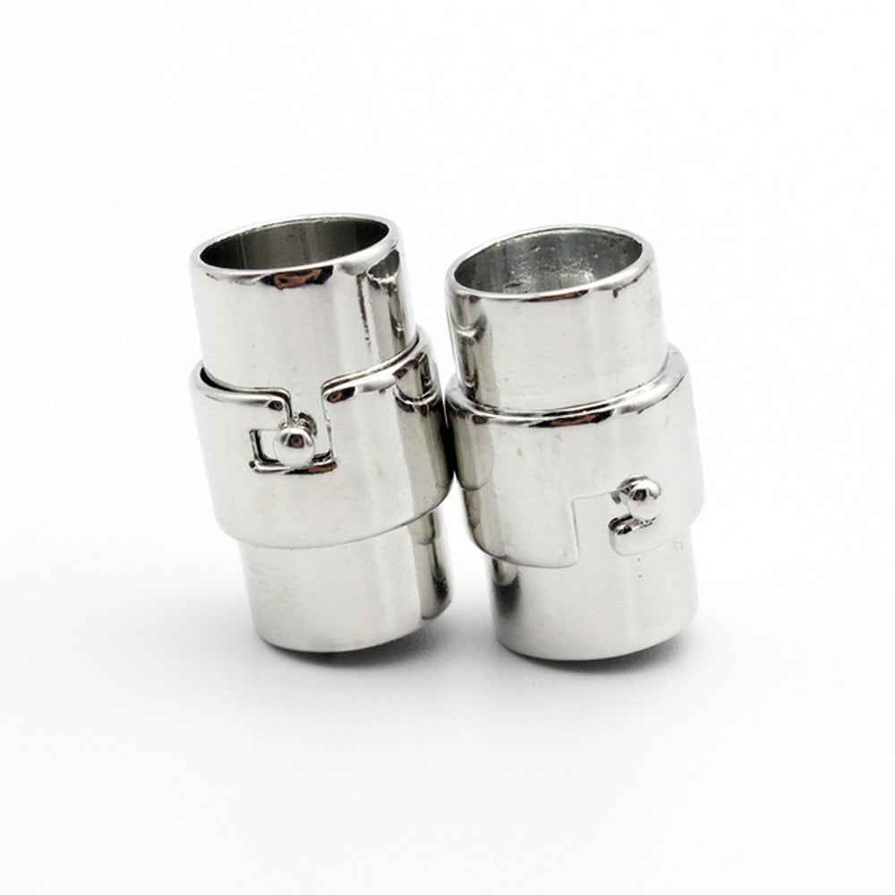shapesbyX-3 Pieces 10mm Round Magnetic Clasps Opening Bracelet Jewelry Making End Mechanism Lock
