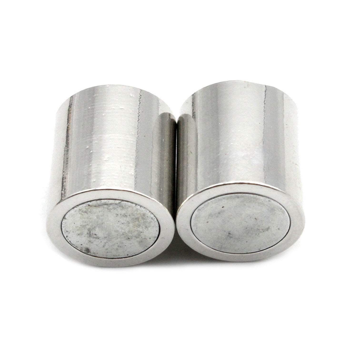 shapesbyX-3 Pieces 12mm Inner Hole Magnetic Clip Clasps Cylinder Jewelry Making End