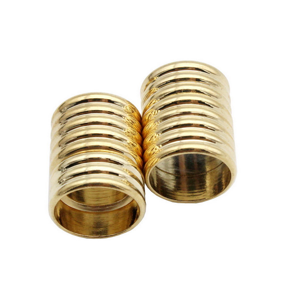 shapesbyX-3 Pieces 12mm Round Hole Magnetic Clasps Opening Jewelry Making End Carpenterworm Shape