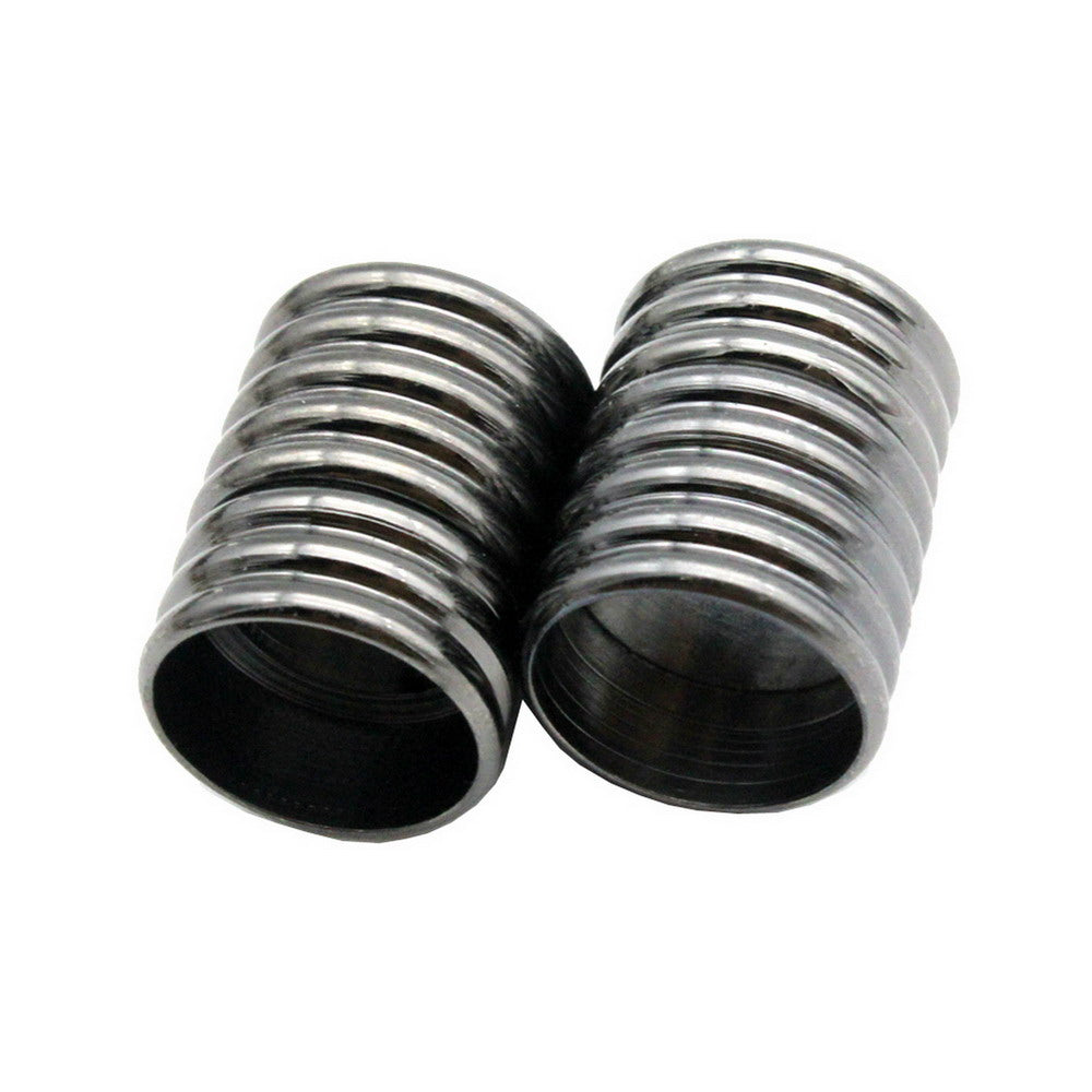 shapesbyX-3 Pieces 12mm Round Hole Magnetic Clasps Opening Jewelry Making End Carpenterworm Shape