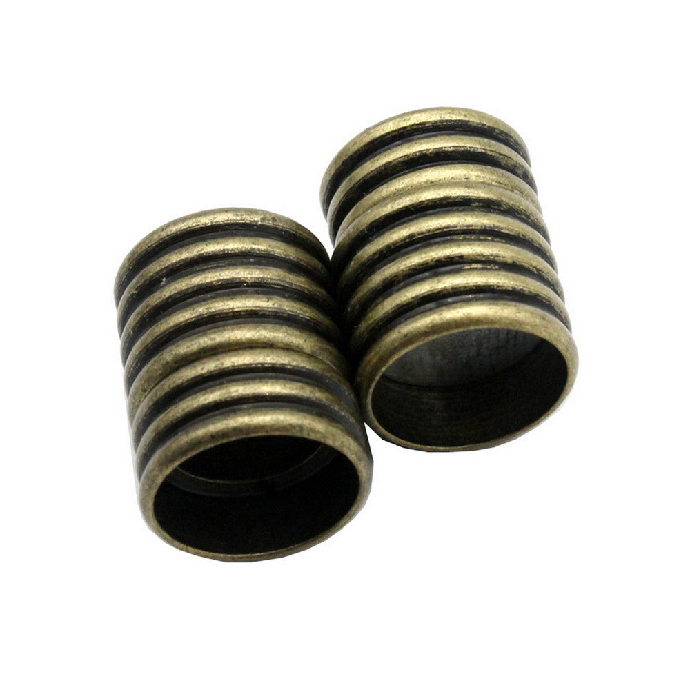 shapesbyX-3 Pieces 12mm Round Hole Magnetic Clasps Opening Jewelry Making End Carpenterworm Shape