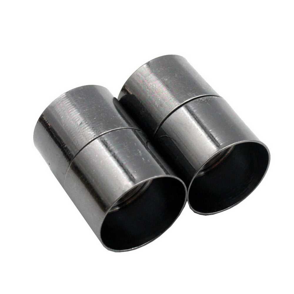 shapesbyX-3 Pieces 15mm Inner Hole Magnetic Clip Clasps Strong Magnet Cylinder