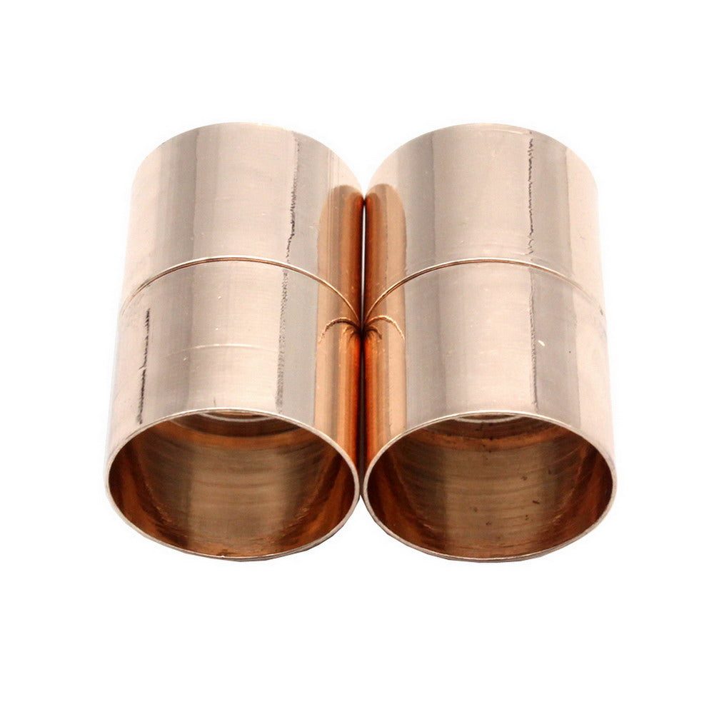 shapesbyX-3 Pieces 15mm Inner Hole Magnetic Clip Clasps Strong Magnet Cylinder