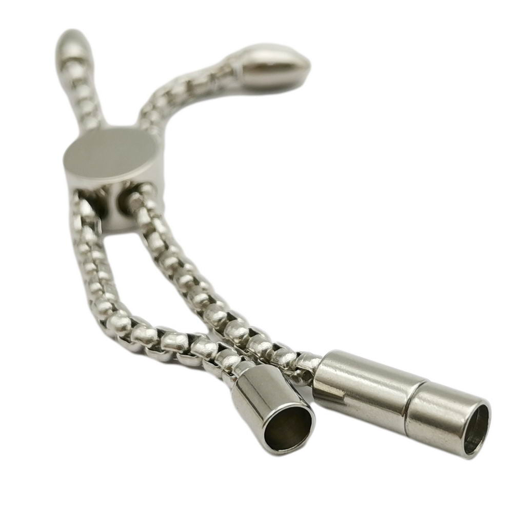 Screw Clasps Stainless Steel 3mm Hole Jewelry Making for Bracelet Necklace