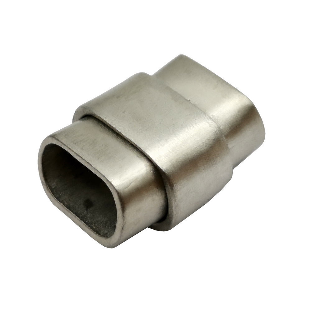 Stainless Steel Magnetic Clasps for Bracelet Making 10x6mm Inner Hole Licorice Leather Glue In by Piece