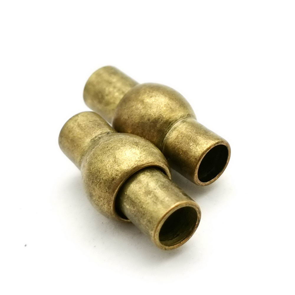 shapesbyX-5 Pieces 4mm Inner Hole Magnetic Clasps Jewelry Making Clasps End