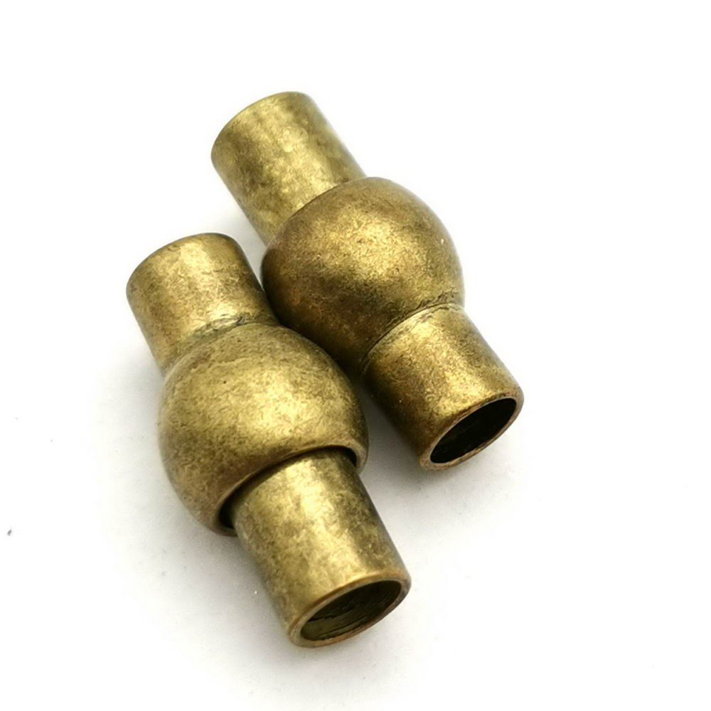 shapesbyX-5 Pieces 4mm Inner Hole Magnetic Clasps Jewelry Making Clasps End