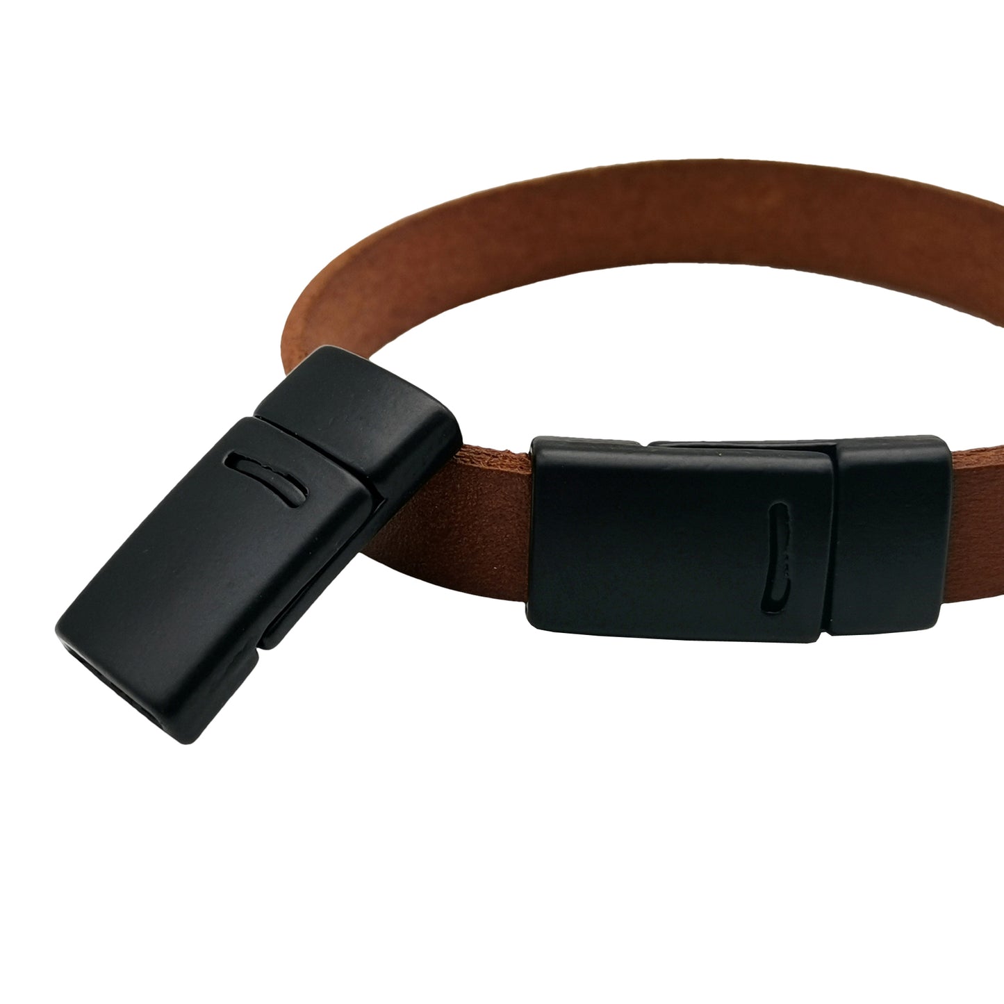 ShapesbyX-Gun Metal Bracelet Clasps and Closure Flat 10mmx2mm Inner hole Magnetic End