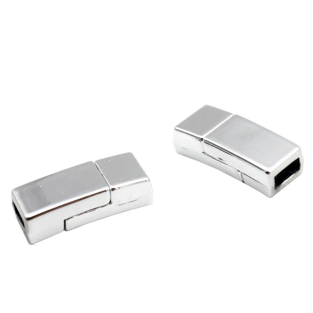 shapesbyX-3 Pieces 5mm Flat Magnetic Clasps and Closure 5mmx2mm Hole Jewelry Making Bracelet Edn MT588-1