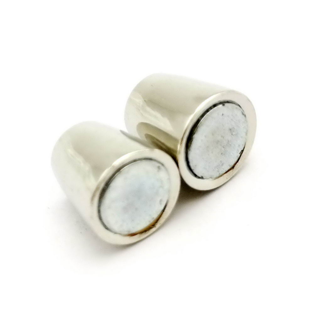 shapesbyX-5 sets 5mm Round Hole Magnetic Clasps Bracelet Making End for 5mm Leather Cord