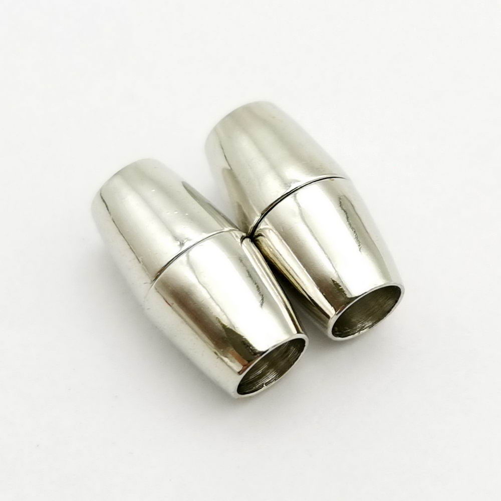 shapesbyX-5 sets 5mm Round Hole Magnetic Clasps Bracelet Making End for 5mm Leather Cord