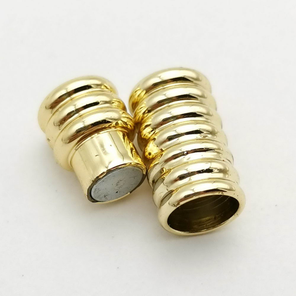 shapesbyX-5 sets 5mm Round Hole Magnetic Clasps Bracelet Making End for 5mm Leather Cord