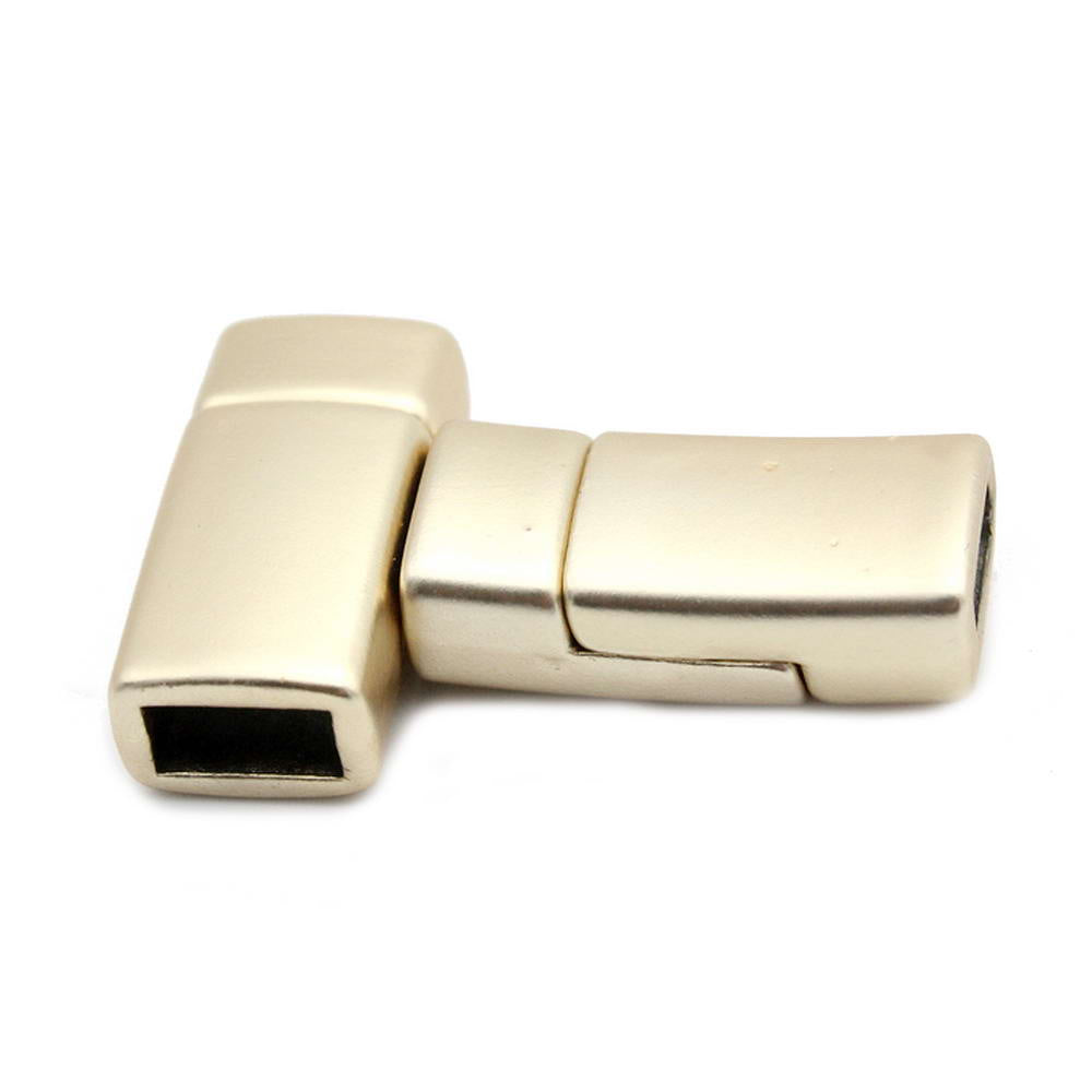 ShapesbyX-6x3mm Hole Magnetic Clasps and Closure Matte Silver Jewelry Making End