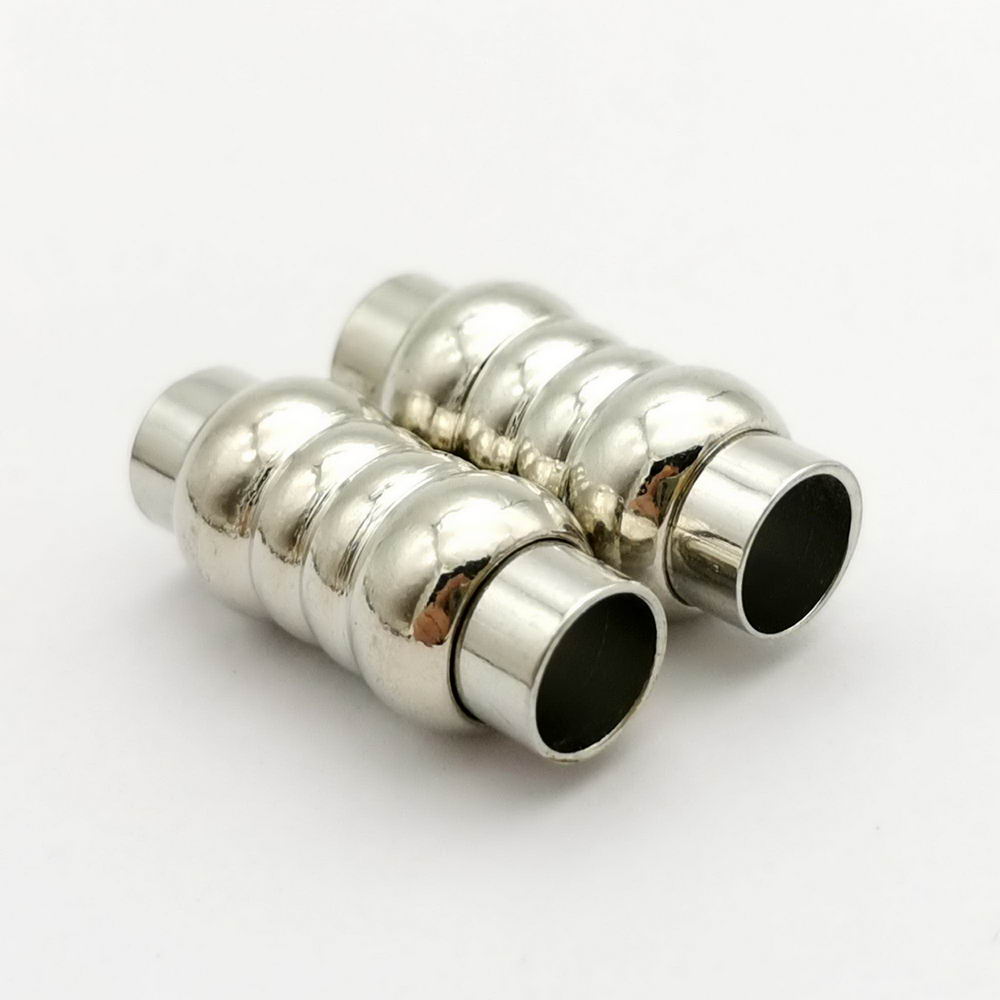 shapesbyX-5 Pieces 6mm Hole Magnetic Clasps and Clousre for Bracelet Making Bolo Cord Glue
