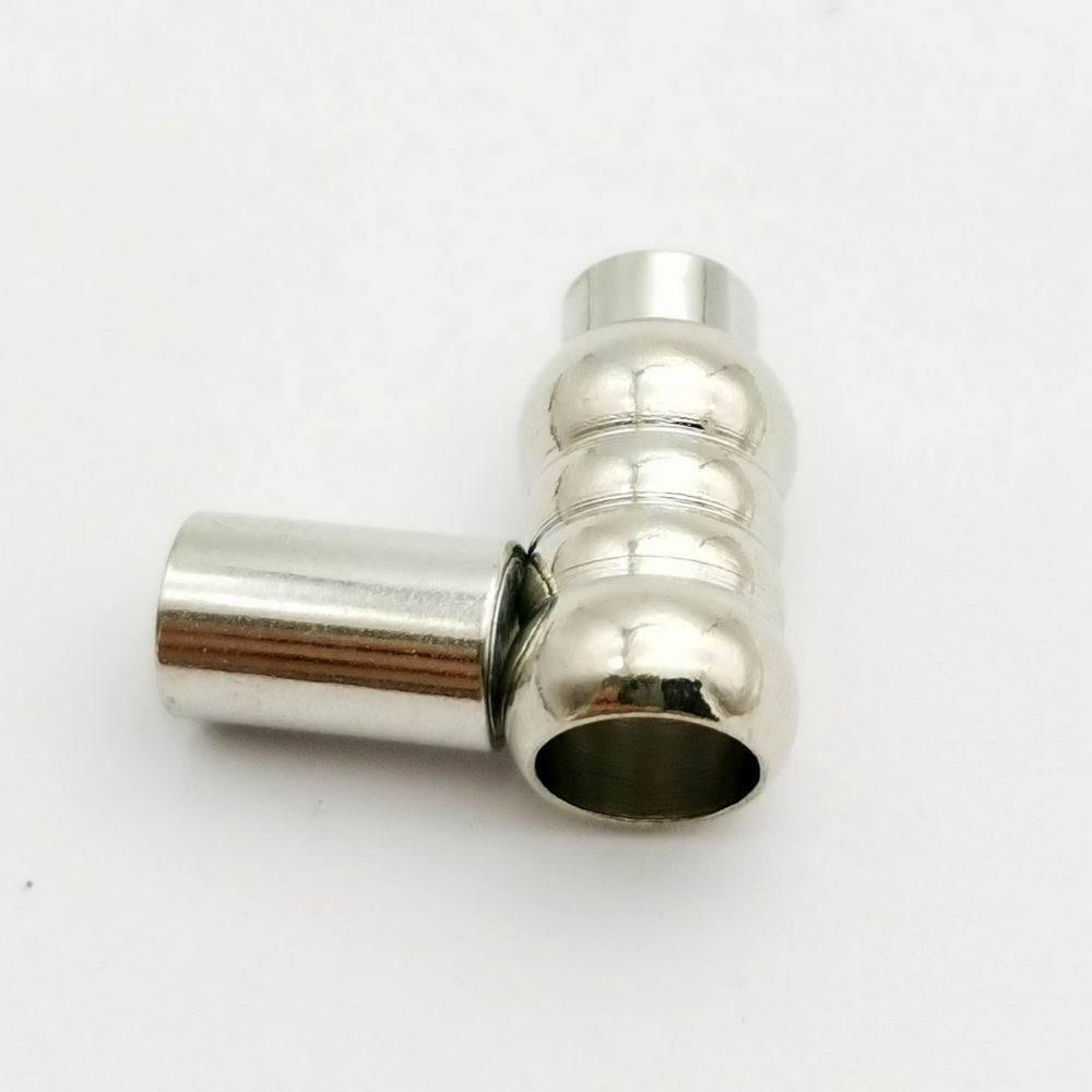 shapesbyX-5 Pieces 6mm Hole Magnetic Clasps and Clousre for Bracelet Making Bolo Cord Glue