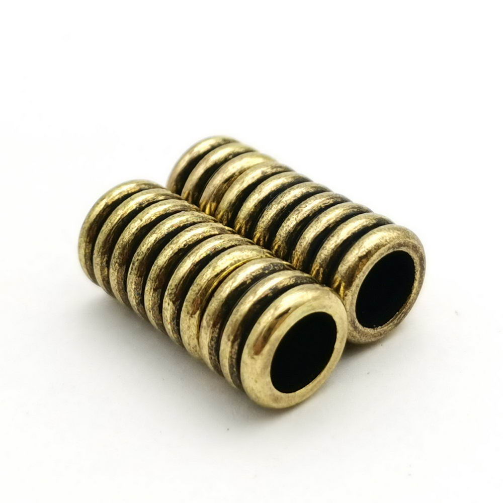 shapesbyX-5 Pieces 6mm Hole Magnetic Clasps and Clousre for Bracelet Making Bolo Cord Glue Caterpillar