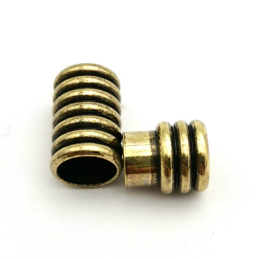 shapesbyX-5 Pieces 6mm Hole Magnetic Clasps and Clousre for Bracelet Making Bolo Cord Glue Caterpillar