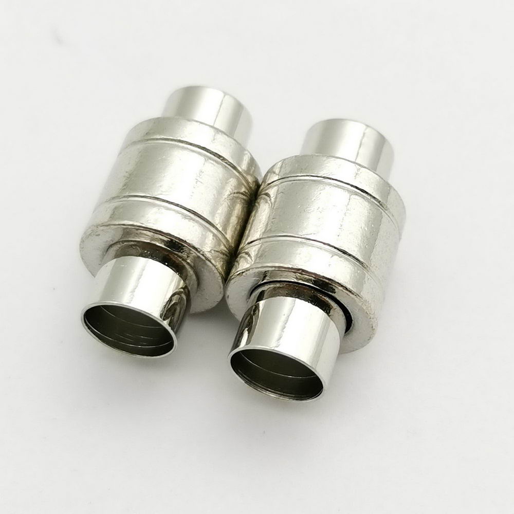 shapesbyX-5 Pieces 6mm Hole Magnetic Clasps and Clousre for Bracelet Making Bolo Cord Glue