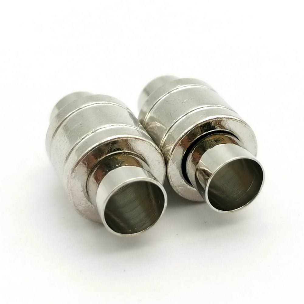 shapesbyX-5 Pieces 6mm Hole Magnetic Clasps and Clousre for Bracelet Making Bolo Cord Glue