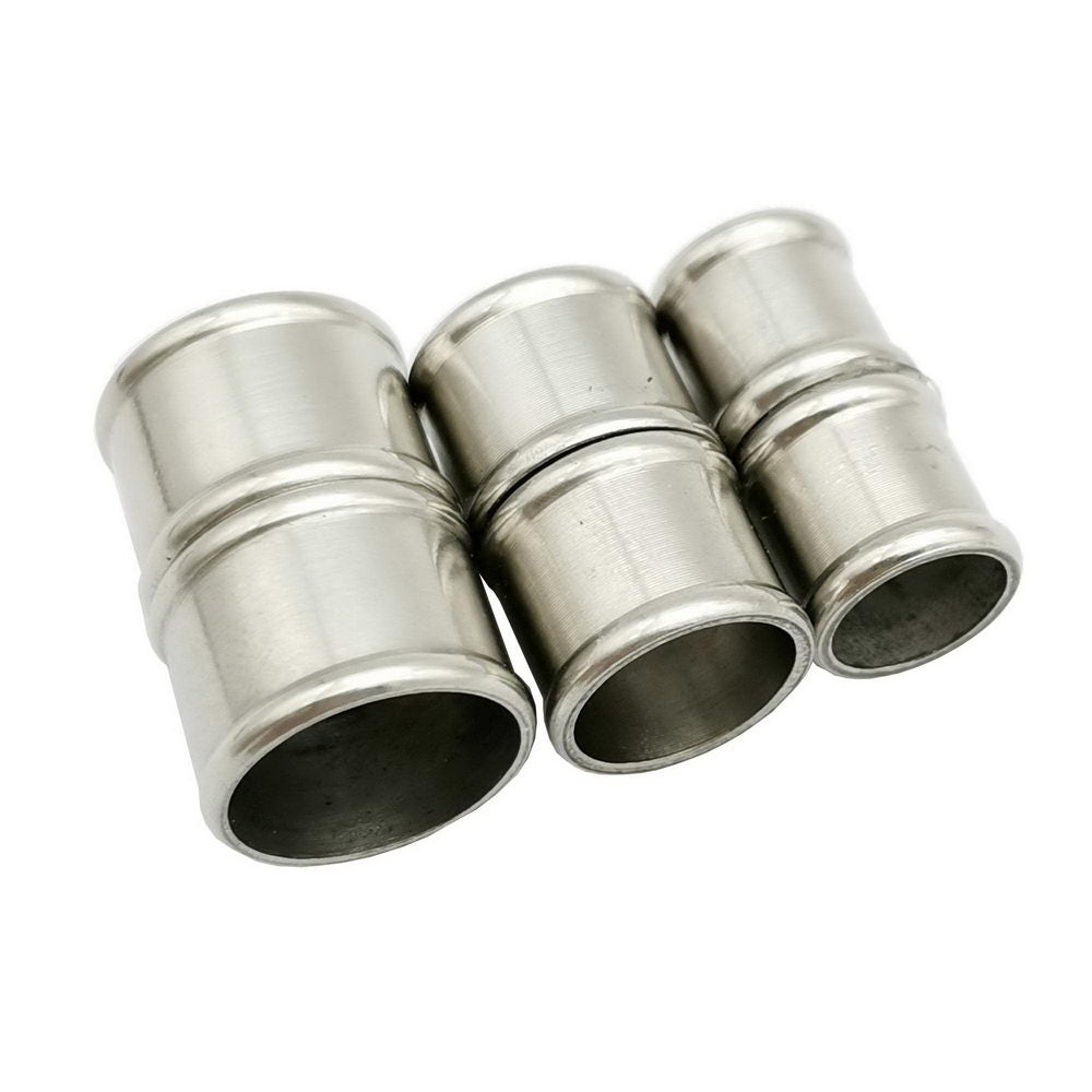shapesbyX-2 Pieces 12mm Hole Stainless Steel Magnetic Clasps and Closure Bamboo Shape