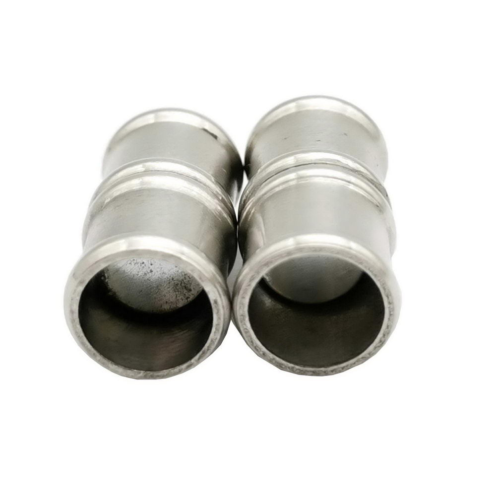 shapesbyX-2 Pieces 12mm Hole Stainless Steel Magnetic Clasps and Closure Bamboo Shape