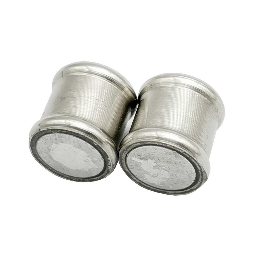 shapesbyX-2 Pieces 12mm Hole Stainless Steel Magnetic Clasps and Closure Bamboo Shape