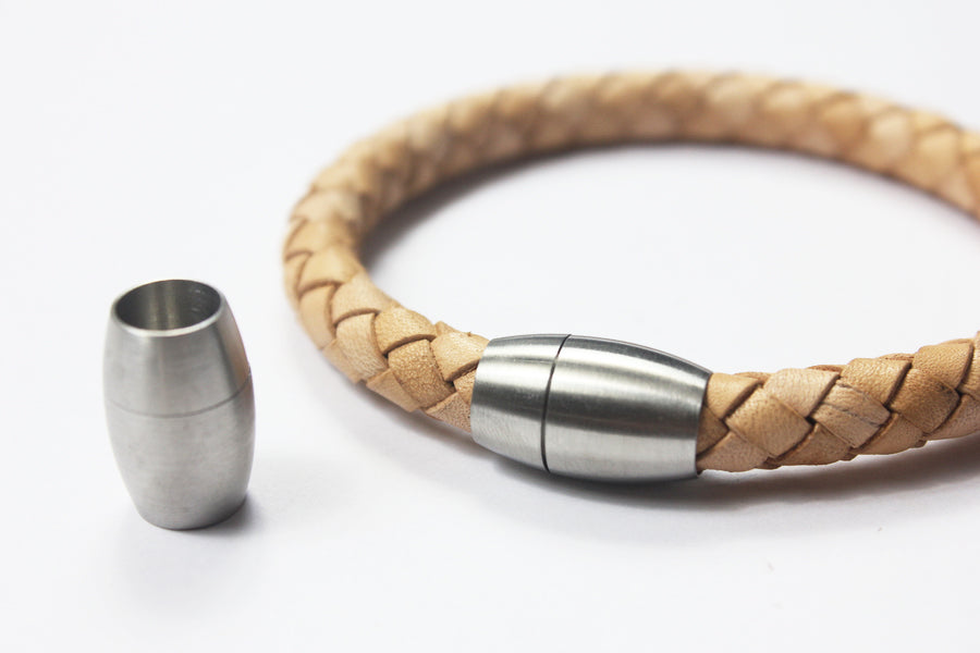 ShapesbyX-6 mm runder Loch-Edelstahl-Magnetverschluss pro Stück