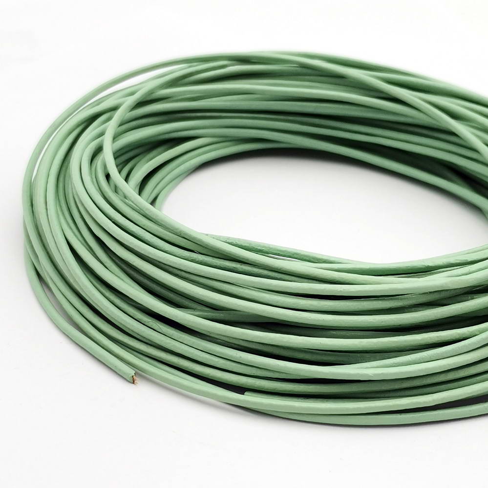 Distressed Brown Antique Brown Leather Cords 2mm Round Genuine Real Leathe Strap Bracelet Necklace Pendant Cord